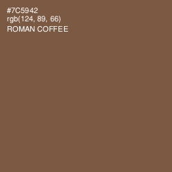 #7C5942 - Roman Coffee Color Image